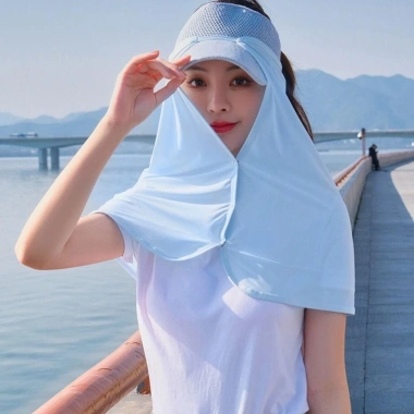 Mkeb Ice Silk Sunscreen Mask - Khăn choàng mỏng siêu nhẹ, bảo vệ cổ, che mặt, khô nhanh, giá ưu đãi 67.500₫ 9 Mkeb Ice Silk Sunscreen Mask - Khăn choàng mỏng siêu nhẹ, bảo vệ cổ, che mặt, khô nhanh, giá ưu đãi 67.500₫ 9