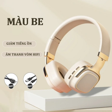 MKEPS 63A Tai Nghe Bluetooth Không Dây Gập Gọn Bass Cực Mạnh Đệm Mũ Êm Thoáng Khí Giá 159.000đ