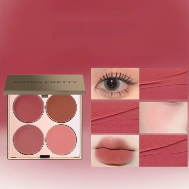 MKING PRETTY Kem đa năng 12 màu: má hồng, mắt, son môi, highlight - Giá chỉ 99.000đ