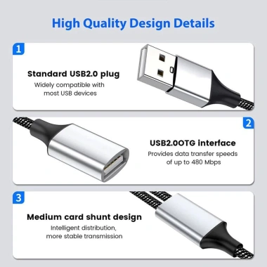 MLADEN Cáp chia Type-C 3 USB Vinfast VF3 Sạc nhanh 10/60W, bền, 99k