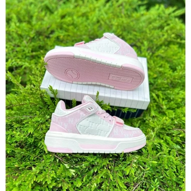 MLB Chunky Liner Mid Classic Monogram New York Yankees Pink - Chính hãng, giá 1.650.000₫
