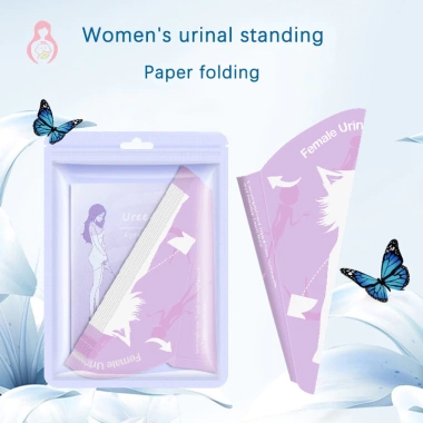 MMBB 10 chiếc phễu nước tiểu nữ dùng một lần - Di động, đứng, du lịch cắm trại