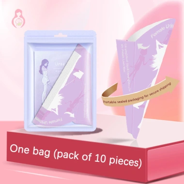 MMBB 10 chiếc phễu nước tiểu nữ dùng một lần - Di động, đứng, du lịch cắm trại