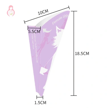 MMBB 10 chiếc phễu nước tiểu nữ dùng một lần - Di động, đứng, du lịch cắm trại