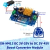 Mô-đun Boost XH-M411 DC 3-35V đến 5-45V, điều chỉnh Vôn, hiển thị kỹ thuật số - Giá 98.174₫