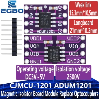 Mô-đun cách ly ADUM1.201ARZ SOIC - Thay thế CJMCU-1.201, giao diện SPI, chỉ 53.832₫
