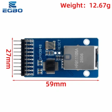 Mô-đun Ethernet DP83.848 10/100Mbps RJ45 Arduino, Web Server, Giá chỉ 162.198 VND