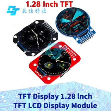 Mô-đun màn hình LCD TFT tròn 1,28 inch 240x240 RGB GC9A01 SPI 4 dây cho Arduino giá chỉ 87.612 VND