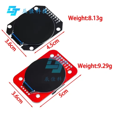 Mô-đun màn hình LCD TFT tròn 1,28 inch 240x240 RGB GC9A01 SPI 4 dây cho Arduino giá chỉ 87.612 VND