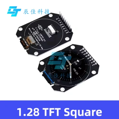 Mô-đun màn hình LCD TFT tròn 1,28 inch 240x240 RGB GC9A01 SPI 4 dây cho Arduino giá chỉ 87.612 VND