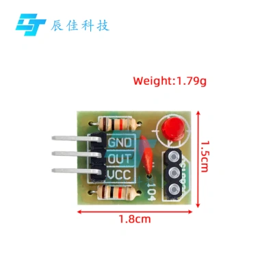 Mô-đun phát laser 650nm KY-008 + cảm biến, thu laser ống không - Giá chỉ 37.102 VND 3