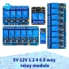 Mô-đun rơle 5V/12V đa kênh Arduino 1-8, đầu ra quang hợp, còn hàng, chỉ 37.223₫