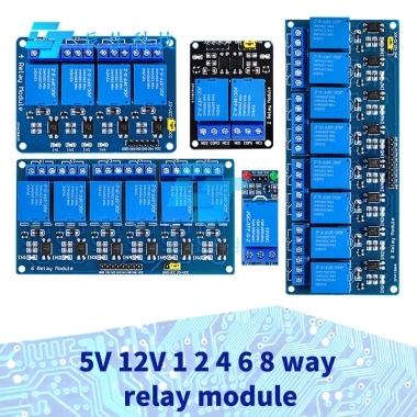 Mô-đun rơle 5V/12V đa kênh Arduino 1-8, đầu ra quang hợp, còn hàng, chỉ 37.223₫