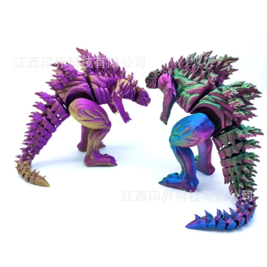 Mô hình 3D Godzilla khủng long đa màu sắc, chi tiết từng vây lưng - Chỉ 76.000₫
