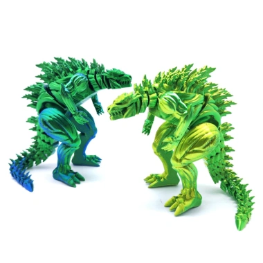 Mô hình 3D Godzilla khủng long đa màu sắc, chi tiết từng vây lưng - Chỉ 76.000₫