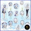 Mô hình acrylic Genshin Impact Ganyu & Shenhe – Hình chìa khóa, kẹp ghim, huy hiệu PP, giá ưu đãi 14.000₫