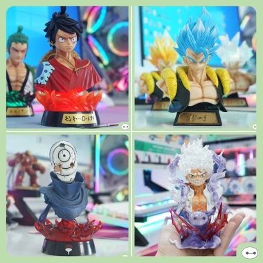 Mô Hình Bán Thân Anime Dragonball Naruto One Piece - Hàng Đẹp Nét Giá Ưu Đãi 250k