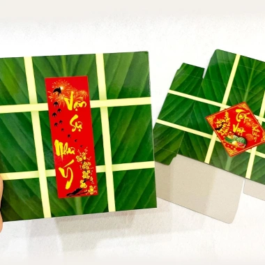 Mô hình bánh chưng, bánh tét, dưa hấu 2.026 - Trang trí Tết HMBC001 giá 9.000đ