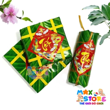 Mô Hình Bánh Chưng, Bánh Tét, Giò Lụa Lõi Xốp Trang Trí Tết 2.024 - Decor Nhà Cửa, Giá Ưu Đãi 48.000₫ 4