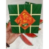 Mô hình bánh chưng giả bánh tét dưa hấu SỈ SET 10 món dây treo trang trí Tết 100.000đ 2