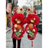 Mô hình bánh chưng giả bánh tét dưa hấu SỈ SET 10 món dây treo trang trí Tết 100.000đ 8