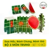 Mô hình bánh chưng giả bánh tét dưa hấu SỈ SET 10 món dây treo trang trí Tết 100.000đ 10
