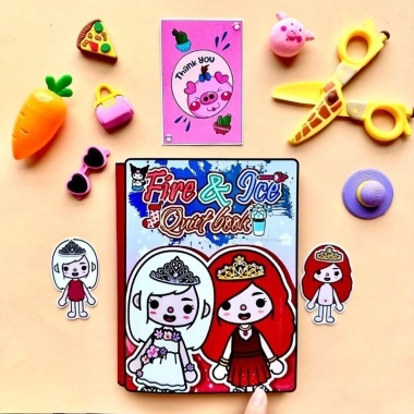 Mô Hình Búp Bê Toka Kuromi – Nhà Giấy Mini Bóc Dán, Đồ Chơi Sáng Tạo, Giá Chỉ 85.000đ 2