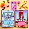 Mô Hình Búp Bê Toka Kuromi – Nhà Giấy Mini Bóc Dán, Đồ Chơi Sáng Tạo, Giá Chỉ 85.000đ 5