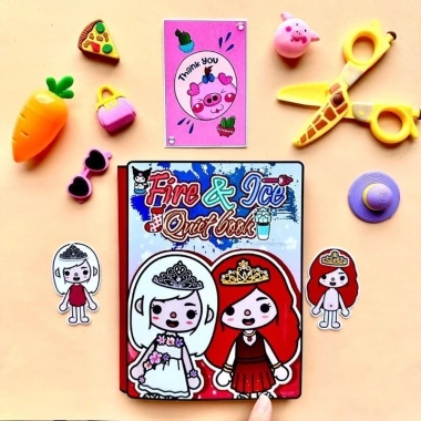 Mô Hình Búp Bê Toka Kuromi – Nhà Giấy Mini Bóc Dán, Đồ Chơi Sáng Tạo, Giá Chỉ 85.000đ 7