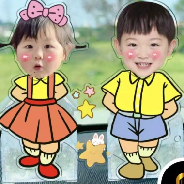 Mô hình cặp đôi lắc đầu chạy pin - Quà tặng bé, bạn bè, crush dễ thương 79k