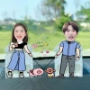 Mô hình cặp đôi lắc đầu chạy pin - Quà tặng bé, bạn bè, crush dễ thương 79k 7