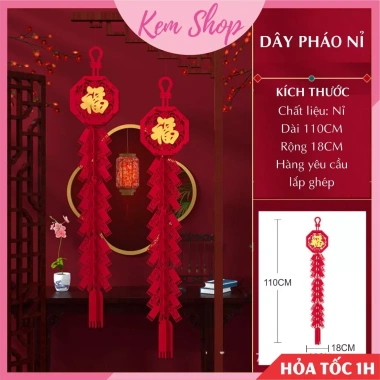 Mô hình dây pháo đỏ chữ Phúc - Trang trí đám cưới, lễ tết, lễ hội, trung thu, giá ưu đãi 25.900 VND - Kem Shop K360 10 Mô hình dây pháo đỏ chữ Phúc - Trang trí đám cưới, lễ tết, lễ hội, trung thu, giá ưu đãi 25.900 VND - Kem Shop K360 10