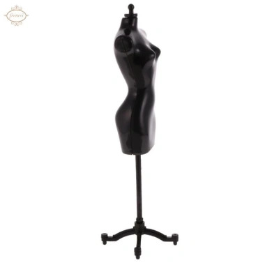 Mô hình đế ma-nơ-canh đen/trắng cho áo choàng búp bê - Giá ưu đãi 40.700₫
