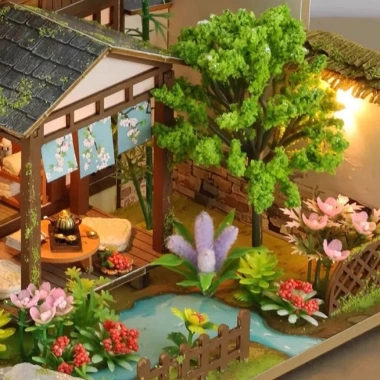 Mô hình DIY nhà Trung Hoa Handmade Quà ý nghĩa tặng bạn bè, người yêu, giá 600.000₫