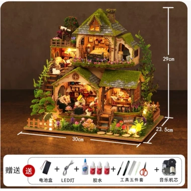 Mô hình DIY nhà Trung Hoa Handmade Quà ý nghĩa tặng bạn bè, người yêu, giá 600.000₫