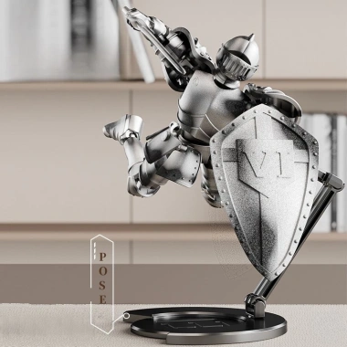 Mô Hình Dummy 3D Chiến Binh Hiệp Sĩ Trung Cổ - Khớp Nối Chắc, Xoay 360°, 65.000₫