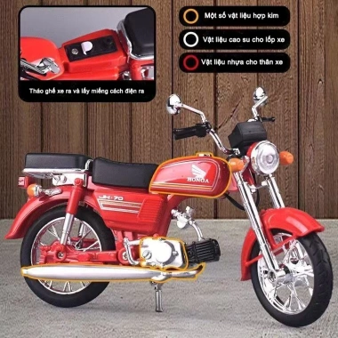 Mô hình Honda JH70 tỉ lệ 1:10 có đèn, âm thanh - Giá ưu đãi 150.000đ 3