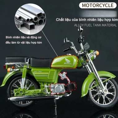 Mô hình Honda JH70 tỉ lệ 1:10 có đèn, âm thanh - Giá ưu đãi 150.000đ 6