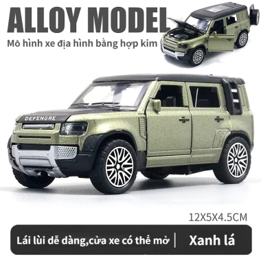 Mô Hình Jeep Đồ Chơi Hợp Kim 1:36 - Cửa Mở, Lùi Tự Động, Bánh Cao Su, Quà Tết Mạnh Mẽ, Giá 99.900₫ 3