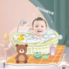 Mô hình lắc đầu gia đình ghép mặt in theo yêu cầu, chạy pin, đáng yêu 49k 4