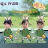 Mô hình lắc đầu gia đình ghép mặt in theo yêu cầu, chạy pin, đáng yêu 49k 6