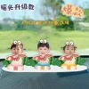 Mô hình lắc đầu gia đình ghép mặt in theo yêu cầu, chạy pin, đáng yêu 49k 7