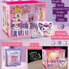 Mô Hình Lắp Ráp Nhà Búp Bê Kuromi và Cappybara Xốp Có Đèn - Quà Tặng Dễ Thương Cho Bé Gái 2