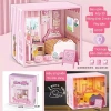 Mô Hình Lắp Ráp Nhà Búp Bê Kuromi và Cappybara Xốp Có Đèn - Quà Tặng Dễ Thương Cho Bé Gái 4