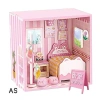 Mô Hình Lắp Ráp Nhà Búp Bê Kuromi và Cappybara Xốp Có Đèn - Quà Tặng Dễ Thương Cho Bé Gái 5