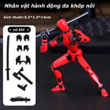 Mô hình lắp ráp robot 3D FIGURE Dummy Seraphim Người có khớc cử động, giá ưu đãi 36.383 VND 8