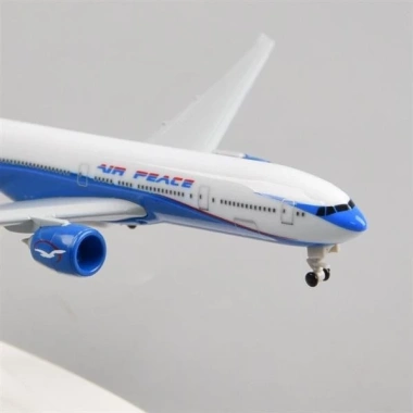 Mô hình máy bay Air Peace Nigeria Boeing 777 20cm - Giá ưu đãi 300.000₫, gốc 360.000₫ 5 Mô hình máy bay Air Peace Nigeria Boeing 777 20cm - Giá ưu đãi 300.000₫, gốc 360.000₫ 5