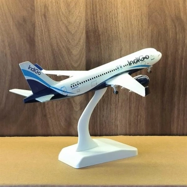 Mô hình máy bay IndiGo 20cm Đồ sưu tập chi tiết giảm giá 235k 2