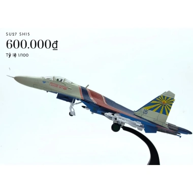 Mô hình máy bay Su27 tỷ lệ 1/100 - Giá chỉ 600.000đ, giảm mạnh từ 732.000đ 7