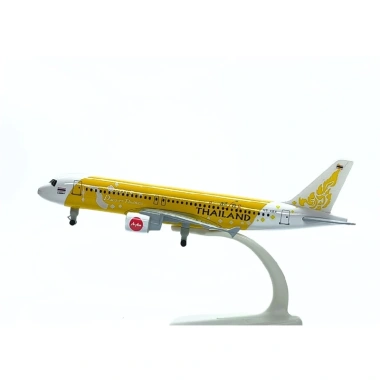 Mô hình máy bay Thai Yellow Airbus A320 20cm kim loại bền đẹp, chỉ 235k 2 Mô hình máy bay Thai Yellow Airbus A320 20cm kim loại bền đẹp, chỉ 235k 2